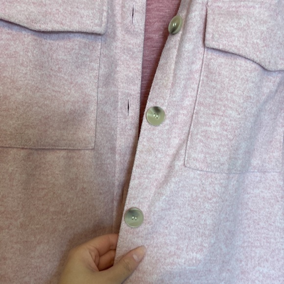 pink shacket - Picture 2 of 5